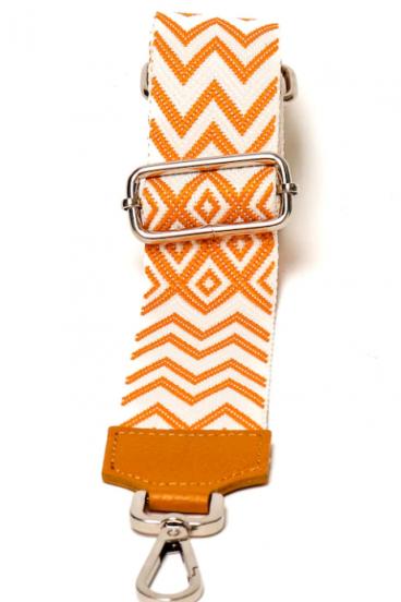 Állítható textil táskapánt, ART2070, narancssárga